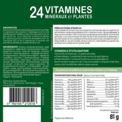 24 Vitamines Minéraux Et Plantes Sénior, 90 Comprimés 5 24 Vitamines Minéraux Et Plantes Sénior, 90 Comprimés -Para Magasin 24 vitamines mineraux et plantes senior 90 comprimes 2