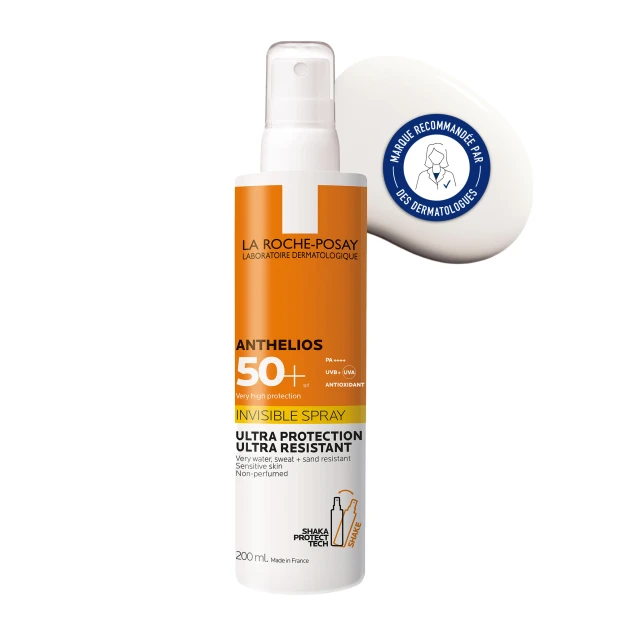 LA ROCHE-POSAY Anthelios Spray Invisible Spf50+, 200ml 1 LA ROCHE-POSAY Anthelios Spray Invisible Spf50+, 200ml
