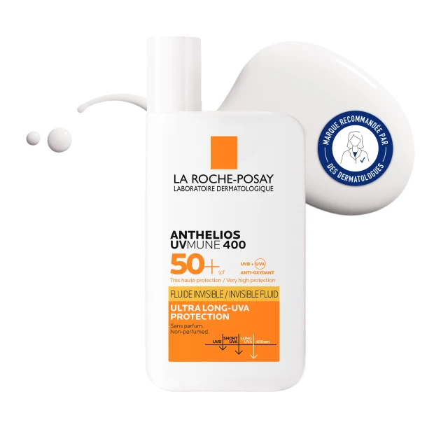 LA ROCHE-POSAY Anthelios Uvmune 400 Fluide Invisible Spf50+ Sans Parfum, 50ml 1 LA ROCHE-POSAY Anthelios Uvmune 400 Fluide Invisible Spf50+ Sans Parfum, 50ml