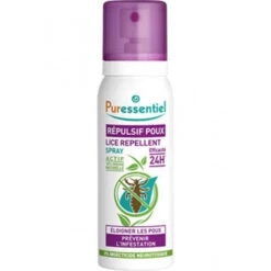 Puressentiel Anti-Poux Spray Répulsif Poux, 75ml