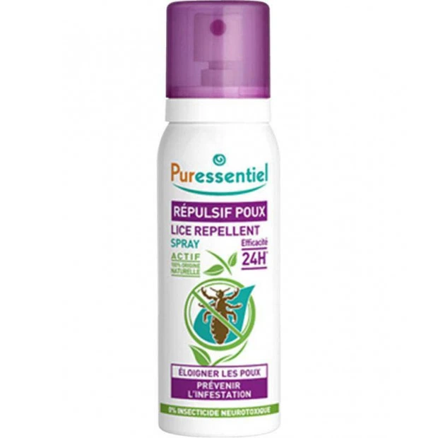 Puressentiel Anti-Poux Spray Répulsif Poux, 75ml 1 Puressentiel Anti-Poux Spray Répulsif Poux, 75ml