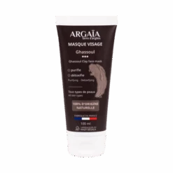 Argaia Masque Visage Argile Ghassoul Purifiante & Detoxifiante, 100ml