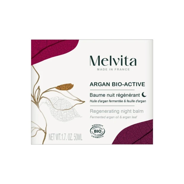 Melvita Argan Bio Active Baume Nuit Régénérant, 50ml 2 Melvita Argan Bio Active Baume Nuit Régénérant, 50ml – Image 2