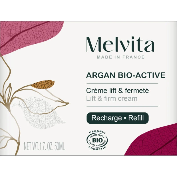Melvita Argan Bio Active Crème Lift & Fermeté Bio Recharge, 50ml 2 Melvita Argan Bio Active Crème Lift & Fermeté Bio Recharge, 50ml – Image 2