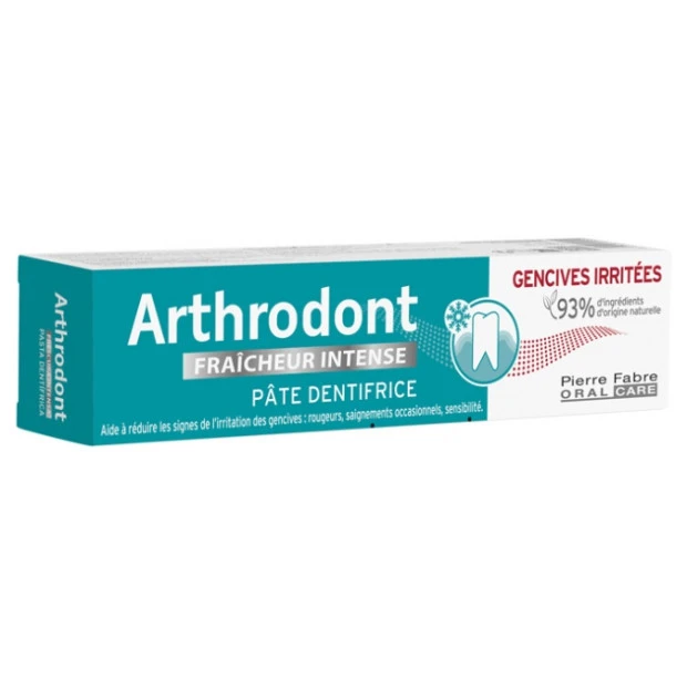 Arthrodont Fraicheur Intense Dentifrice Gencives Irritées, 75ml 1 Arthrodont Fraicheur Intense Dentifrice Gencives Irritées, 75ml