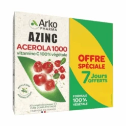 Arkopharma Azinc Acerola 1000, Lot 2X30 Comprimés À Croquer