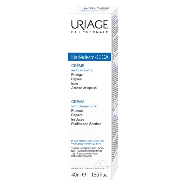 URIAGE Bariéderm-Cica Crème Au Cuivre-Zinc, 100ml 2 URIAGE Bariéderm-Cica Crème Au Cuivre-Zinc, 100ml – Image 2