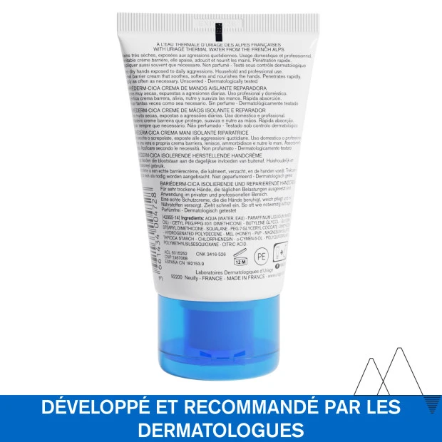 URIAGE Bariéderm-Cica Crème Mains, 50ml 2 URIAGE Bariéderm-Cica Crème Mains, 50ml – Image 2