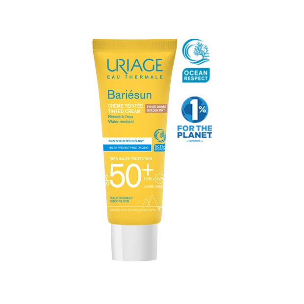 URIAGE Bariesun Crème Teintée Dorée Spf50+, 50ml 1 URIAGE Bariesun Crème Teintée Dorée Spf50+, 50ml