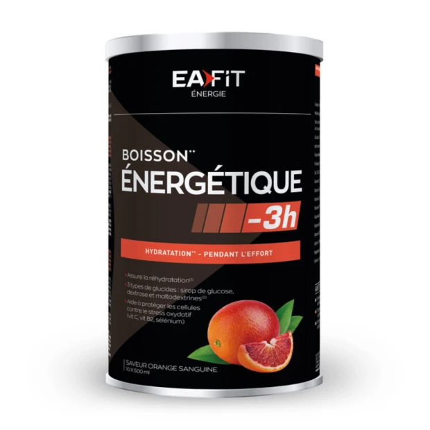 Boisson Energetique -3H Hydratation Pendant L'Effort Saveur Orange, 500G 1 Boisson Energetique -3H Hydratation Pendant L'Effort Saveur Orange, 500G