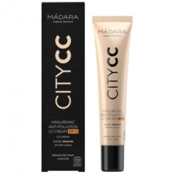 Madara City Cc Crème Anti-Pollution À L’Acide Hyaluronique Avec Spf15 Medium, 40ml -Para Magasin city cc creme anti pollution a lacide hyaluronique avec spf15 medium 40ml 6