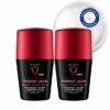 VICHY Clinical Control Homme Détranspirant Anti-Odeur 96H Roll-On, Lot 2X50ml