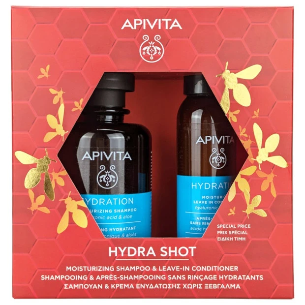 Apivita Coffret Hydra Shot Shampoing + Après Shampoing 1 Apivita Coffret Hydra Shot Shampoing + Après Shampoing