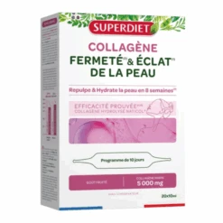 Collagene Fermeté & Eclat De La Peau Goût Fruité 10 Jours, 20 Unidoses De 10ml