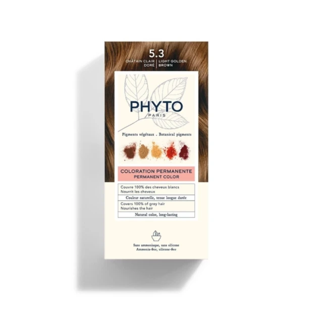 Phyto Coloration Teinte 5.3 Châtain Clair Doré 50ml + 50ml + 12ml 1 Phyto Coloration Teinte 5.3 Châtain Clair Doré 50ml + 50ml + 12ml
