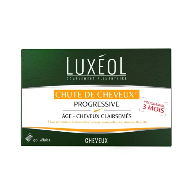 Complément Alimentaire Chute De Cheveux Progressive 3 Mois, 90 Gélules 1 Complément Alimentaire Chute De Cheveux Progressive 3 Mois, 90 Gélules