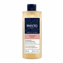 Phyto Couleur Shampooing Anti-Dégorgement Cheveux Colorés Ou Méchés, 500ml