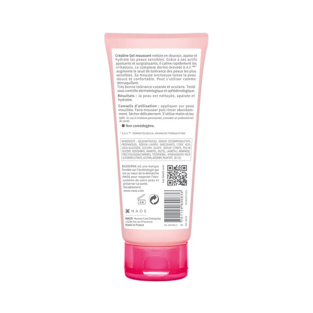 Bioderma Crealine Gel Moussant, 100ml 2 Bioderma Crealine Gel Moussant, 100ml – Image 2
