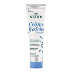 NUXE Crème Fraîche De Beauté 3-En-1 Hydratant, Démaquillant, Masque Repulpant, 100ml