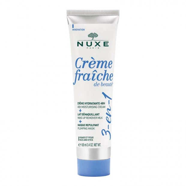NUXE Crème Fraîche De Beauté 3-En-1 Hydratant, Démaquillant, Masque Repulpant, 100ml 1 NUXE Crème Fraîche De Beauté 3-En-1 Hydratant, Démaquillant, Masque Repulpant, 100ml