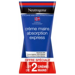 Neutrogena Crème Mains Absorption Express, Lot 2X75ml
