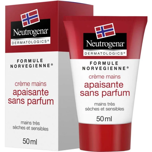 Neutrogena Crème Mains Apaisante Sans Parfum, 50ml 1 Neutrogena Crème Mains Apaisante Sans Parfum, 50ml