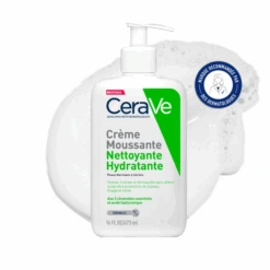 Cerave Crème Moussante Nettoyante Hydratante Visage, 473ml