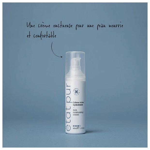 Crème Riche Hydratante Visage Et Cou, 40ml 1 Crème Riche Hydratante Visage Et Cou, 40ml