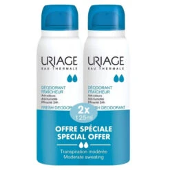 URIAGE Déodorant Fraîcheur Spray, Lot 2X125ml
