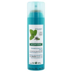 Klorane Detox Shampoing Sec Menthe Aquatique Bio Cheveux Exposés À La Pollution, 150ml