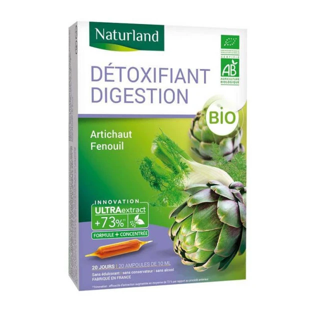 Détoxifiant Digestion Bio, 20 Ampoules 1 Détoxifiant Digestion Bio, 20 Ampoules