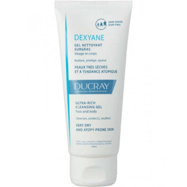 Ducray Dexyane Gel Nettoyant Surgras. Tube 100ml 1 Ducray Dexyane Gel Nettoyant Surgras. Tube 100ml