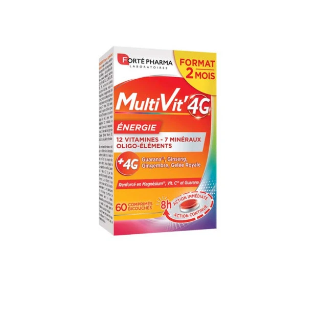 Energie Multivit 4G, 60 Comprimés 1 Energie Multivit 4G, 60 Comprimés