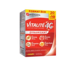 Energie Vitalité 4G Dynamisant & Stimulant, 30 Ampoules