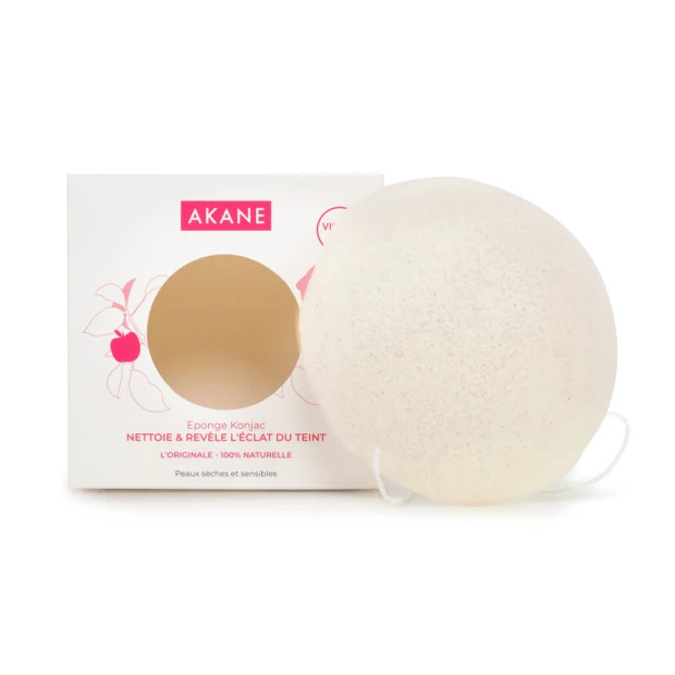 Éponge Konjac Blanche, 1 Unité 1 Éponge Konjac Blanche, 1 Unité