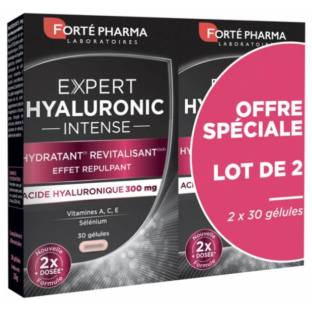 Expert Hyaluronic Intense, Lot 2X30 Gélules 1 Expert Hyaluronic Intense, Lot 2X30 Gélules