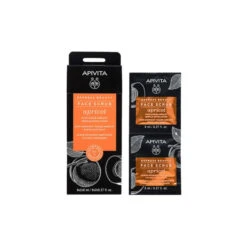 Apivita Express Beauty Gommage Visage Exfoliation Douce À L'Abricot, 2X8ml