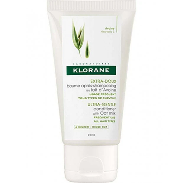 Klorane Extra Doux Baume Après-Shampoing Lait D'Avoine, 50ml 1 Klorane Extra Doux Baume Après-Shampoing Lait D'Avoine, 50ml