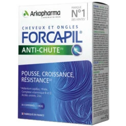 Arkopharma Forcapil® Anti-Chute Pousse Croissance Résistance, 30 Comprimés