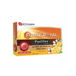 Forteroyal Pastilles Pour La Gorge Miel De Manuka Goût Grenade, 24 Pastilles À Sucer
