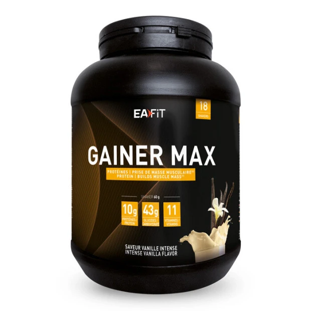 Gainer Max Vanille Intense, 1.1Kg 1 Gainer Max Vanille Intense, 1.1Kg
