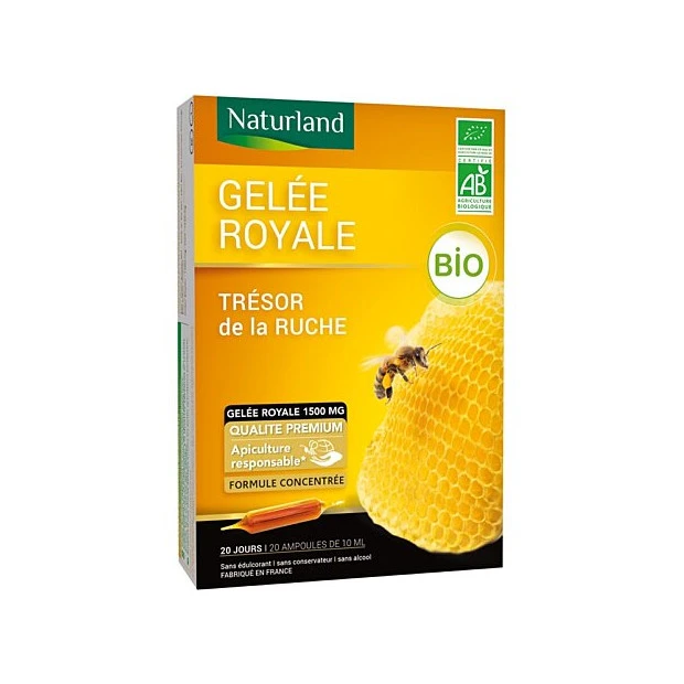 Gelée Royale. Boîte 20 Ampoules 1 Gelée Royale. Boîte 20 Ampoules