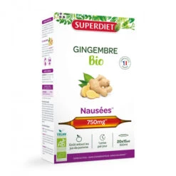 Gingembre Bio Nausées & Mal Des Transports, 20 Ampoules