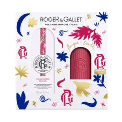 ROGER & GALLET Gingembre Rouge Coffret Eau Parfumée Bienfaisante 100ml Et Sa Bougie Parfumée