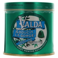 Gommes Sans Sucres Adoucit La Gorge Goût Menthe Eucalyptus, 140G