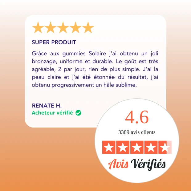 Gummies Solaire Sans Sucre, 42 Gummies 4 Gummies Solaire Sans Sucre, 42 Gummies – Image 4