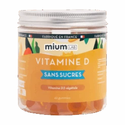 Gummies Vitamine D Sans Sucre, 42 Gummies