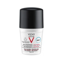 VICHY Homme Déodorant Anti-Transpirant 48H Anti-Traces Roll-On, 50ml
