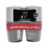 VICHY Homme Déodorant Invisible Resist Dermo-Détranspirant 72H Roll-On, Lot 2x50ml
