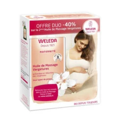 Weleda Huile De Massage Vergetures, Lot 2X100ml